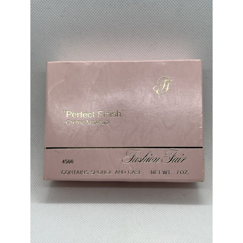 VTG FASHION FAIR Perfect Finish BROWN BLAZE GLO CREME MAKEUP #4535  .7oz NIB NOS